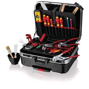 Workshop Tool Kits, KNIPEX Tool Case "BIG Basic Move" Plumbing Kit, 31 Piece, Knipex