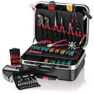 Mechanics Tool Kits, KNIPEX Tool Case “BIG Basic Move” Mechanic, 90 Parts, Knipex