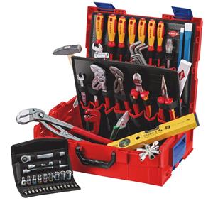 Workshop Tool Kits, KNIPEX L BOXX Plumbing Tool Kit, 52 Parts, 357mm, Knipex