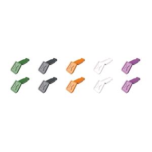Crimping Tools, KNIPEX ColorCode Clips Color Mix 2 (10 Pieces) 122 mm, Knipex