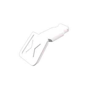 Crimping Tools, KNIPEX ColorCode Clips White (10 Pieces), 122mm, Knipex