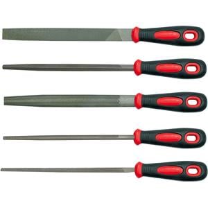 Files, STEEL FILE SET 200MM 5PCS, VOREL