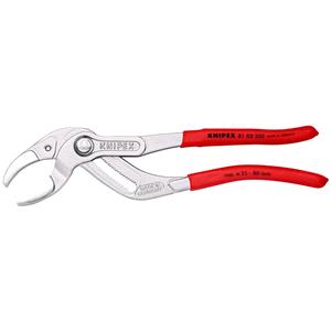 Specialist Trade Pliers, KNIPEX Siphon and Connector Pliers, Chrome, 250mm, Knipex