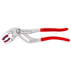 Specialist Trade Pliers, KNIPEX Siphon and Connector Pliers with Gripping Jaws, Chrome, 250mm, Knipex