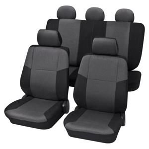 Seat Covers, Charcoal Grey Premium Car Seat Cover set   For Nissan ALMERA TINO 2000 Onwards, Petex