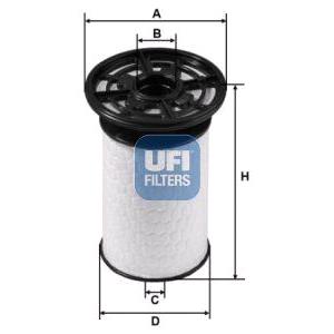 Uncategorised, UFI Fuel Filter Alfa Romeo 2015> , UFI