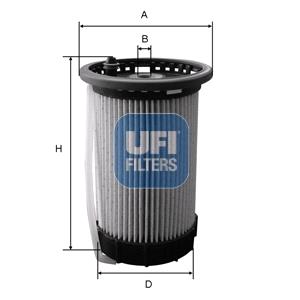 Fuel Filters, UFI Fuel Filter   2603200, UFI