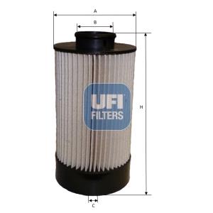 Fuel Filters, UFI Fuel Filter   2607200, UFI