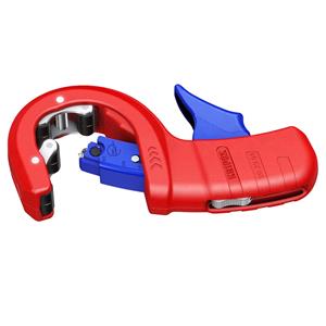 Plastic Pipe Cutting, KNIPEX Pipe Cutter for Plastic Drain Pipes, 165mm, Knipex