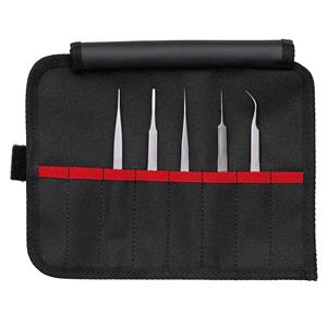 Tweezers, KNIPEX Precision Tweezers Set, 5 Parts, Knipex
