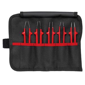 Tweezers, KNIPEX Universal Tweezers Set, Insulated, 5 Parts, Knipex
