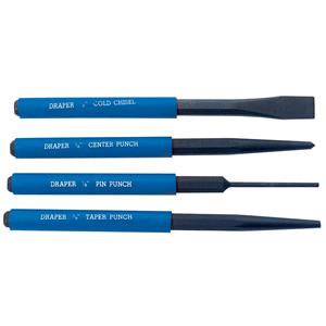 Punch and Chisel Sets, Draper 26559 Chisel and Punch Set (4 Piece), Draper