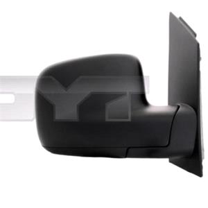 Wing Mirrors, Right Wing Mirror (Manual, Black Cover) for Volkswagen CADDY III van, 2004 2015, 