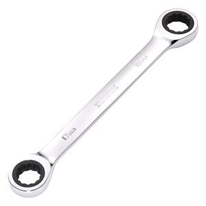 Ratchet Spanners, Draper 27740 HI TORQ Metric Double Ratchet Ring Spanner, 17 x 19mm, Draper