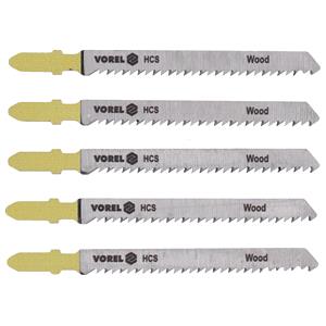 Hardware, JIG SAW BLADES BOSCH /WOOD/ 5PCS, VOREL