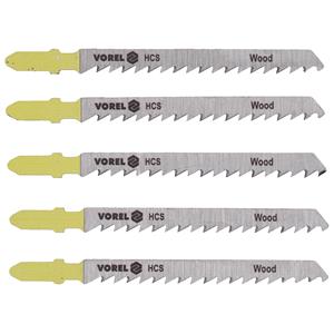 Hardware, JIG SAW BLADES BOSCH /WOOD,PLASTIC/ 5PCS, VOREL