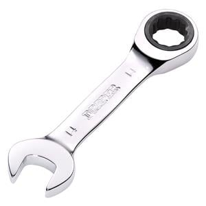 Ratchet Spanners, Draper 27895 HI TORQ Metric Stubby Ratchet Combination Spanner, 14mm, Draper