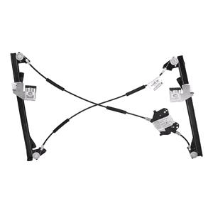 Window Regulators, Front Right Electric Window Regulator Mechanism (without motor) for SEAT IBIZA Mk IV (6L1), 2002 2009, 2 Door Models, One Touch/AntiPinch Version, holds a motor with 6 or more pins, AC Rolcar