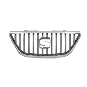 Grilles, Seat Ibiza 2008 2012 Grille, With Chrome Moulding, 