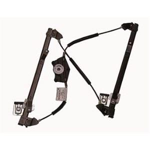 Window Regulators, Front Right Electric Window Regulator Mechanism (without motor) for SEAT TOLEDO Mk II (1M), 1999 2006, 4 Door Models, One Touch/AntiPinch Version, holds a motor with 6 or more pins, AC Rolcar
