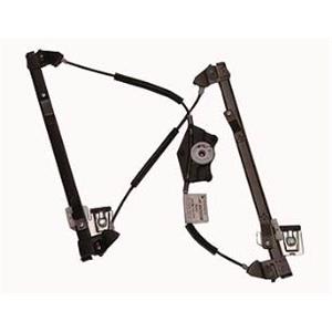 Window Regulators, Front Left Electric Window Regulator Mechanism (without motor) for SEAT TOLEDO Mk II (1M), 1999 2006, 4 Door Models, One Touch/AntiPinch Version, holds a motor with 6 or more pins, AC Rolcar