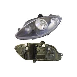 Lights, Left Headlamp (Halogen, Takes H7 / H1 Bulbs, Supplied Without Motor) for Seat ALTEA XL 2007 2009, 