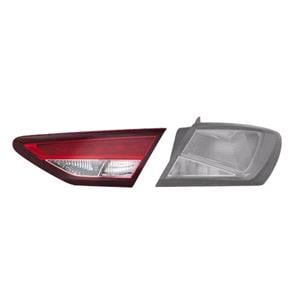 Lights, Right Rear Lamp (Inner, On Boot Lid, Supplied With Bulbholder, Original Equipment) for Seat LEON 2013 on, 