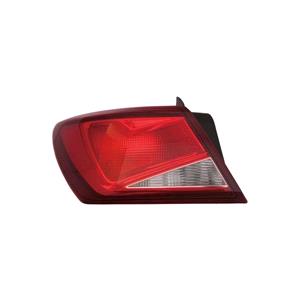 Lights, Left Rear Lamp (Outer, On Quarter Panel, Standard Bulb Type,  Estate Models Only, Supplied With Bulbholder, Original Equipment) for Seat LEON ST Box Body / Estate 2013 2020, 