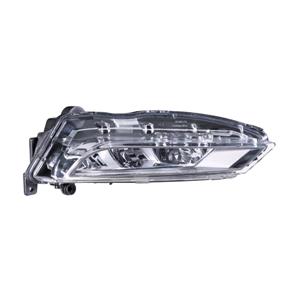 Lights, Right Front Fog Lamp (LED, With Silver Bezel, FR / Sport Models, Original Equipment) for Seat LEON SC 2017 to 2019, 