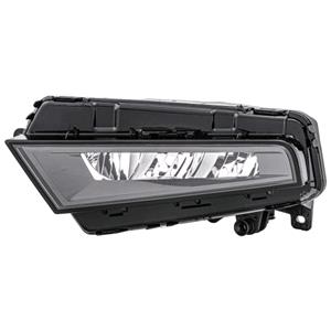 Lights, Left Front Fog Lamp (LED, With Black Bezel, Not For FR / Sport Models, Original Equipment) for Seat LEON SC 2017 to 2019, 