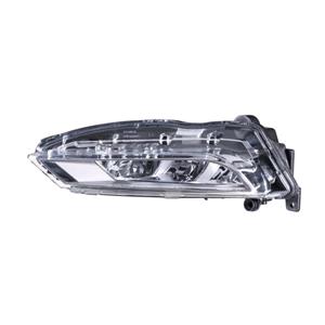 Lights, Left Front Fog Lamp (LED, With Silver Bezel, FR / Sport Models, Original Equipment) for Seat LEON SC 2017 to 2019, 