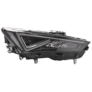 Lights, Right Headlamp (Full LED, Supplied Without Control Modules, Original Equipment) for CUPRA LEON Sportstourer 2020 to 2024, 