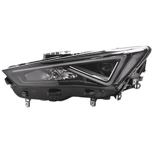 Lights, Left Headlamp (Full LED, Supplied Without Control Modules, Original Equipment) for CUPRA LEON 2020 to 2024, 