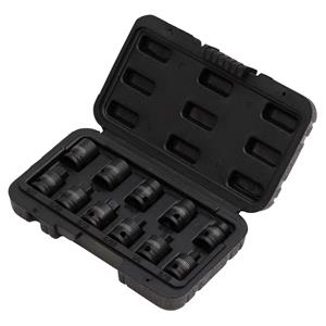 3/8" Impact Sockets, Draper 28193 Impact Pipe Plug Socket Set, 3/8" Sq. Dr. (11 Piece), Draper