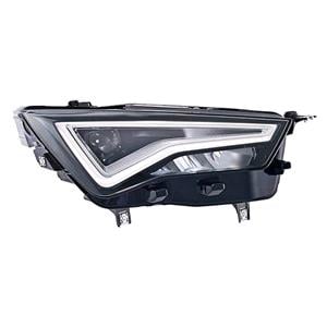 Lights, Seat Ateca '20 > RH Headlamp, Full LED, Supplied Without Modules, Original Equipment    Seat ATECA 2016 Onwards, 
