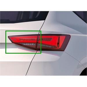 Lights, Right Rear Lamp (Inner, On Boot Lid, LED, With LED Dynamic Indicator, Original Equipment) for Seat ATECA 2020 on, 