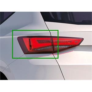 Lights, Left Rear Lamp (Outer, On Quater Panel, LED, With LED Dynamic Indicator, Original Equipment) for Seat ATECA 2020 on, 