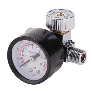Air Filters, Regulators and Lubricators, Draper 28379 1/4" BSP On Gun Air Regulator and Gauge, 180psi, Draper