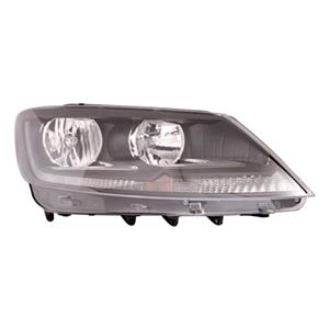 Lights, Right Headlamp (Halogen, Takes H7 / H15 Bulbs, Supplied With Bulbs & Motor, Original Equipment) for Seat ALHAMBRA 2010 on, 