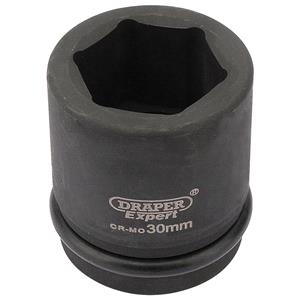 Sockets, Draper Expert 28735 30mm 3 4 inch Square Drive Hi Torq 6 Point Impact Socket, Draper