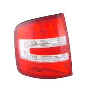 Lights, Left Rear Lamp (Saloon & Estate) for Skoda Fabia Saloon 2005 2008, 