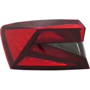 Lights, Left Rear Lamp (Outer, On Quarter Panel, Standard Bulb Type, Supplied Without Bulbholder) for Skoda FABIA IV 2021 on, 