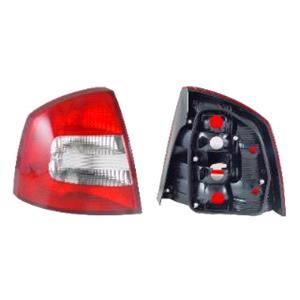 Lights, Left Rear Lamp (Hatchback, Supplied Without Bulbholder) for Skoda Octavia Hatch 2009 2012, 