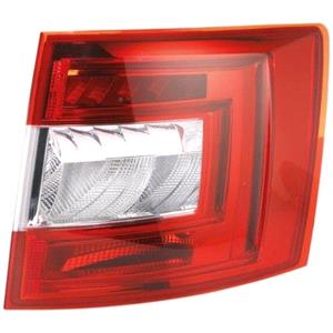 Lights, Right Rear Lamp (Estate Models Only, LED / Bulb, Supplied Without Bulbholder) for Skoda OCTAVIA Combi 2013 2017, 