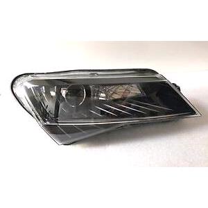 Lights, Right Headlamp (Halogen, Takes H7 / H7 Bulbs, Supplied With Motor, Original Equipment) for Skoda SUPERB 2015 on, 