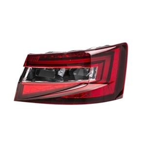 Lights, Right Rear Lamp (Outer, On Quarter Panel, Full LED, Original Equipment) for Skoda SUPERB 2015 to 2019, 