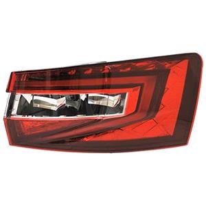 Lights, Right Rear Lamp (Outer, On Quarter Panel, LED, Estate Models, Original Equipment) for Skoda SUPERB Estate 2015 on, 