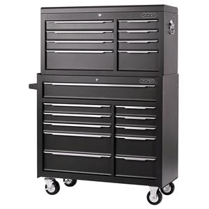 Tool Cabinets and Tool Chests, Draper 29357 Combined Roller Cabinet and Tool Chest, 19 Drawer, 42" , Draper