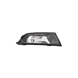 Lights, Right Front Fog Lamp (Takes H8 Bulb, Black Bezel) for Skoda Fabia 2018 2021, 