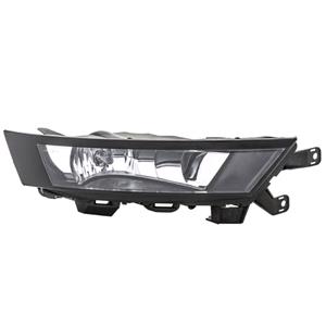 Lights, Skoda Rapid '17 > RH Front Fog Lamp, Black Bezel, Takes H8 Bulb, Supplied With Bulb, Original Equipm, 